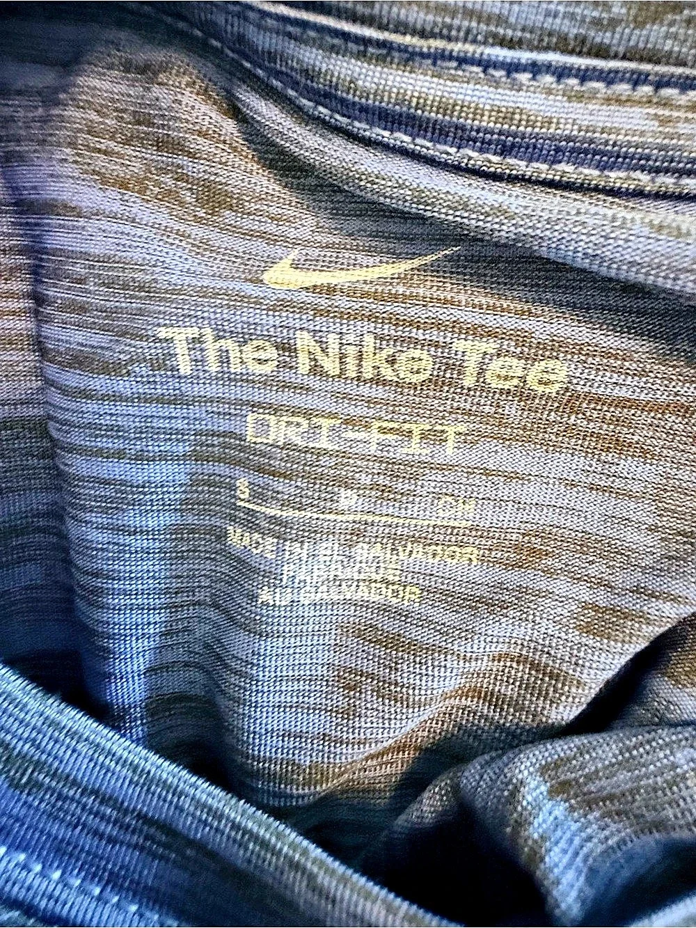 Nike Dri-FIT Giants NY Graphic Tee Blue & Red Small NWOT